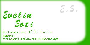 evelin soti business card